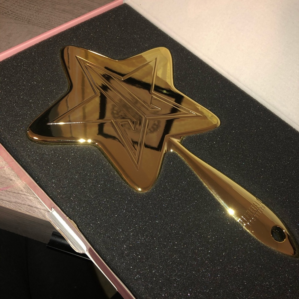 Jeffree Star gold chrome mirror